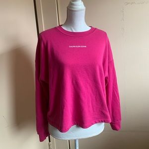 Calvin Klein jeans women’s cropped sweatshirt